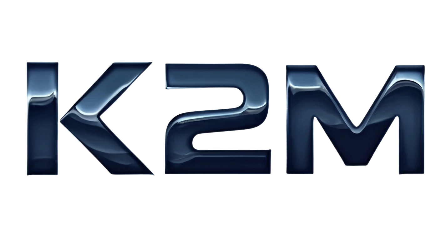K2M logo